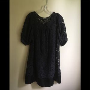 Adrianna Pappell Lace Black Dress Size 6